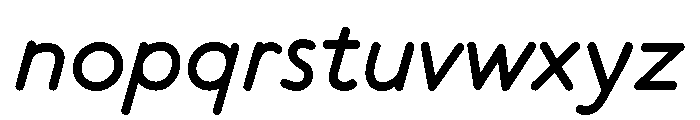 Platten Neu Regular Italic Font LOWERCASE