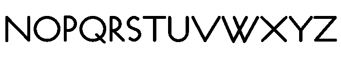 Platten Neu Regular Font UPPERCASE