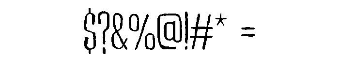 Plumcake Light Font OTHER CHARS