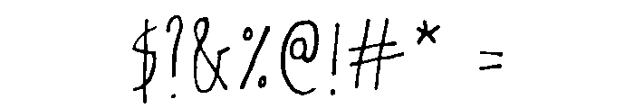 Plunct Regular Font OTHER CHARS