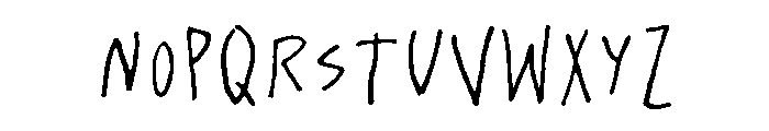 Plunct Regular Font LOWERCASE