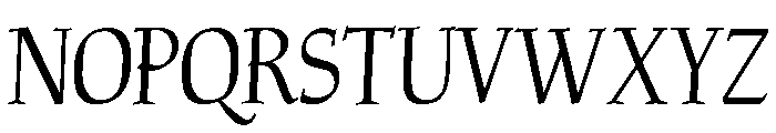 Plymouth Regular Font UPPERCASE