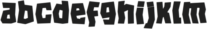 PM Monster Maker Heavy-Base-10 otf (800) Font LOWERCASE