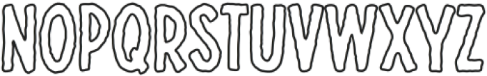 PM Son of Spook Show Outline otf (400) Font UPPERCASE