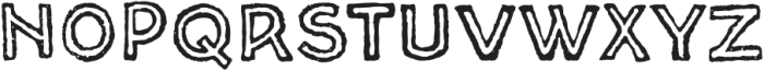 PM Tarot Grotesque Outline otf (400) Font LOWERCASE
