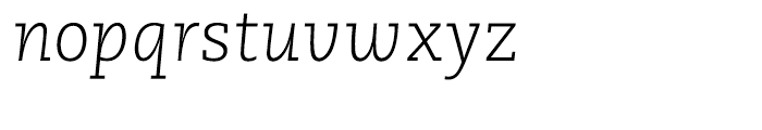 PMN Caecilia 46 Light Italic Font LOWERCASE