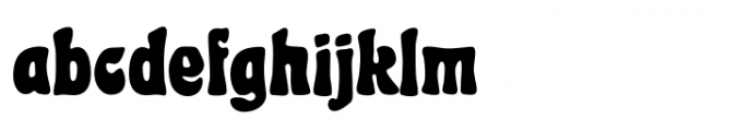 PM Eckmore Psychedelic Font LOWERCASE