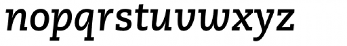 PMN Caecilia 76 Bold Italic Font LOWERCASE