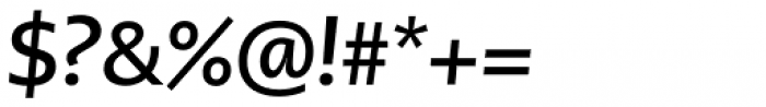 PMN Caecilia Sans Pro Head Bold Italic Font OTHER CHARS