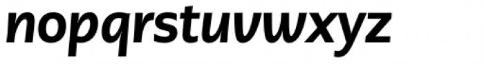 PMN Caecilia Sans Pro Head Heavy Italic Font LOWERCASE