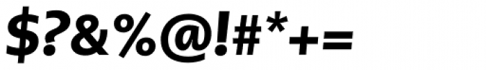 PMN Caecilia Sans Pro Text Black Oblique Font OTHER CHARS