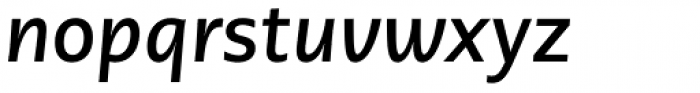 PMN Caecilia Sans Pro Text Bold Italic Font LOWERCASE