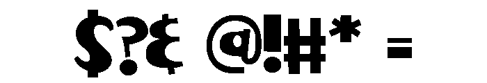 PN Alienation Font OTHER CHARS