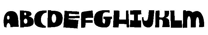 PN Alienation Font UPPERCASE
