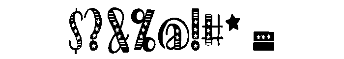 PN Americana Preserves Condensed Font OTHER CHARS