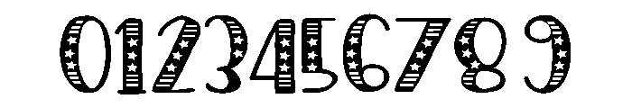 PN Americana Preserves Expanded Font OTHER CHARS