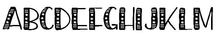 PN Americana Preserves Expanded Font UPPERCASE
