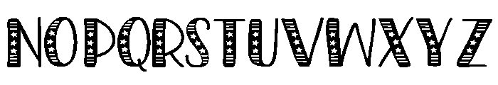 PN Americana Preserves Expanded Font UPPERCASE