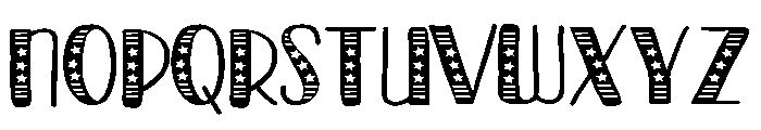 PN Americana Preserves Expanded Font LOWERCASE