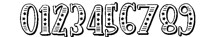 PN Americana Slab 3d Font OTHER CHARS