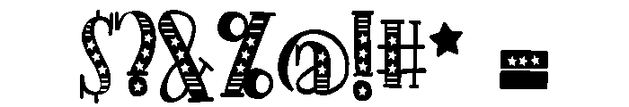 PN Americana Slab Condensed Font OTHER CHARS