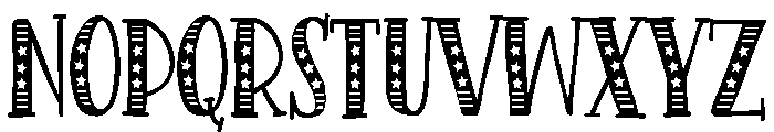 PN Americana Slab Condensed Font UPPERCASE