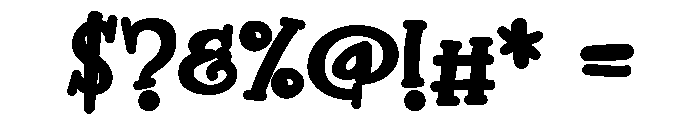 PN Angry Pillow Font OTHER CHARS