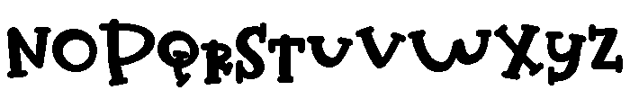 PN Angry Pillow Font UPPERCASE