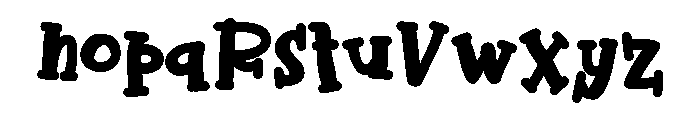 PN Angry Pillow Font LOWERCASE