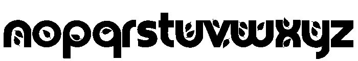 PN Autumn Groove Bold Font LOWERCASE