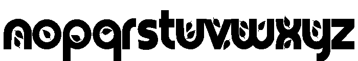 PN Autumn Groove Condensed Bold Font LOWERCASE