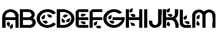 PN Autumn Groove Expanded Font UPPERCASE