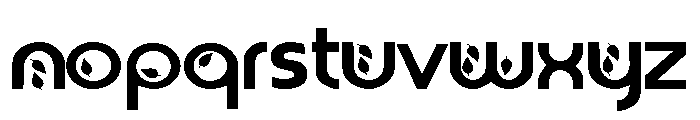 PN Autumn Groove Expanded Font LOWERCASE