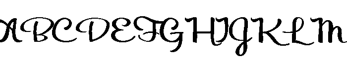 PN Autumn Groove Script Bold Font UPPERCASE