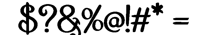 PN Autumn Groove Script Condensed Bold Font OTHER CHARS