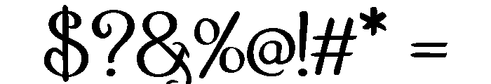 PN Autumn Groove Script Condensed Font OTHER CHARS