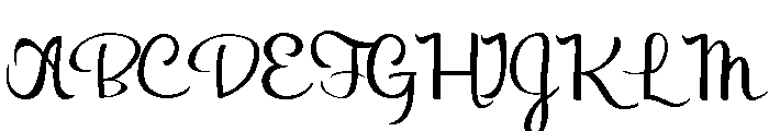 PN Autumn Groove Script Condensed Font UPPERCASE