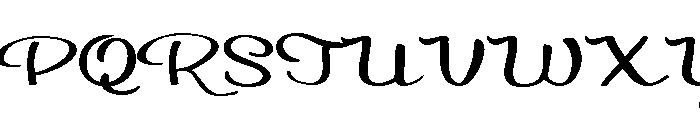 PN Autumn Groove Script Expanded Font UPPERCASE