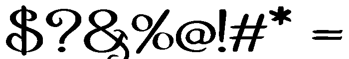 PN Autumn Groove Script Font OTHER CHARS