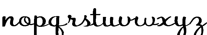 PN Autumn Groove Script Font LOWERCASE