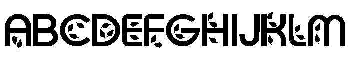 PN Autumn Groove Font UPPERCASE
