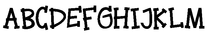 PN Bandit Bold Font UPPERCASE