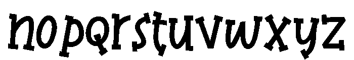 PN Bandit Bold Font LOWERCASE
