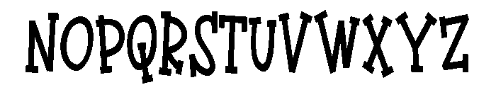 PN Bandit Condensed Bold Font UPPERCASE