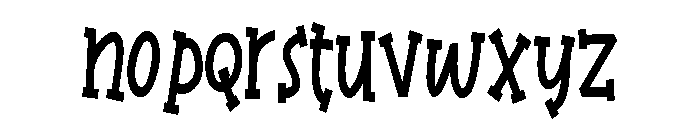 PN Bandit Condensed Bold Font LOWERCASE