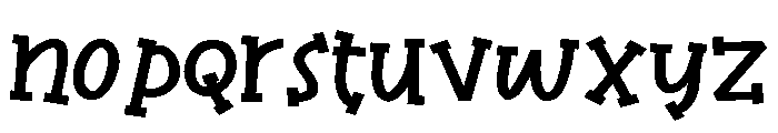 PN Bandit Expanded Bold Font LOWERCASE