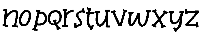 PN Bandit Expanded Font LOWERCASE