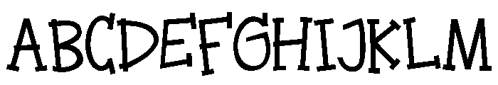 PN Bandit Font UPPERCASE