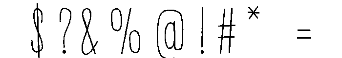 PN Beanboos Font OTHER CHARS
