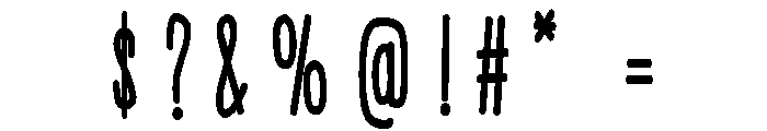 PN Beanpole Condensed Bold Font OTHER CHARS